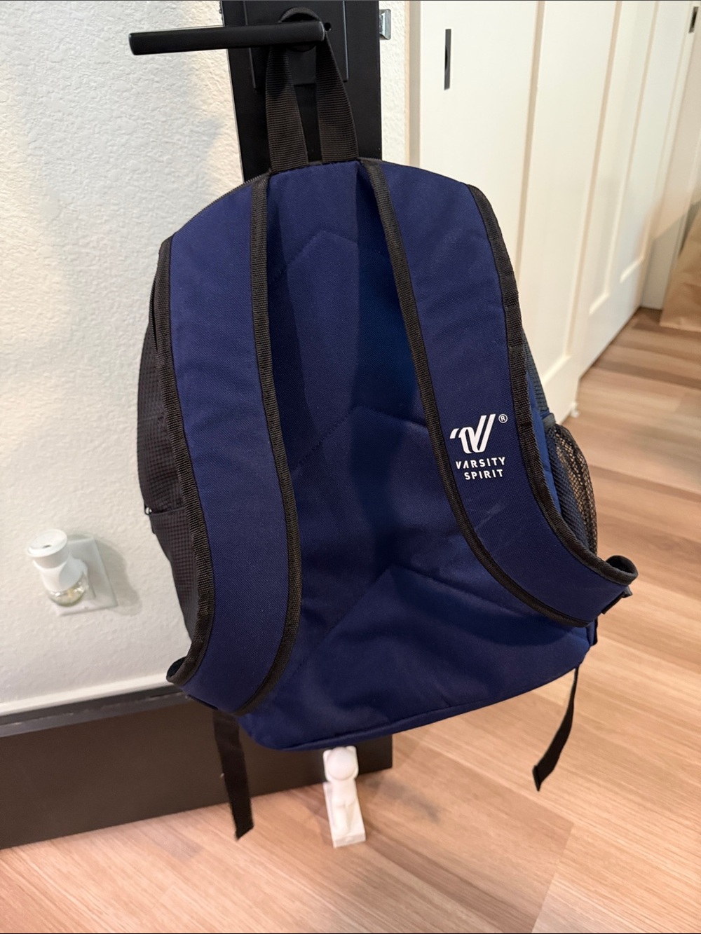 Navy and Black varsity spirit Backpack - Picture 3 of 3